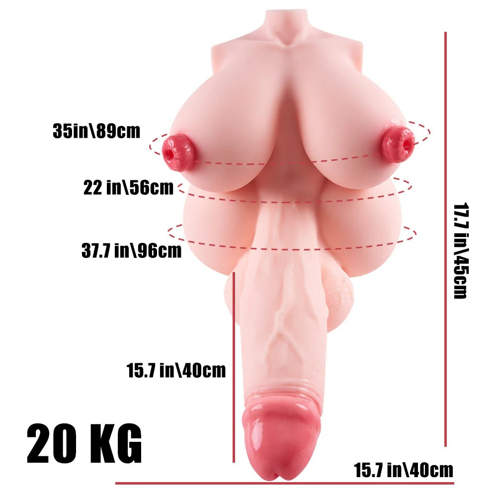 Futa Lucy Plus: Futanari Hentai Fantasy Torso Sex Doll