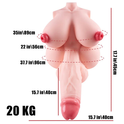 Futa Lucy Plus: Futanari Hentai Fantasy Torso Sex Doll