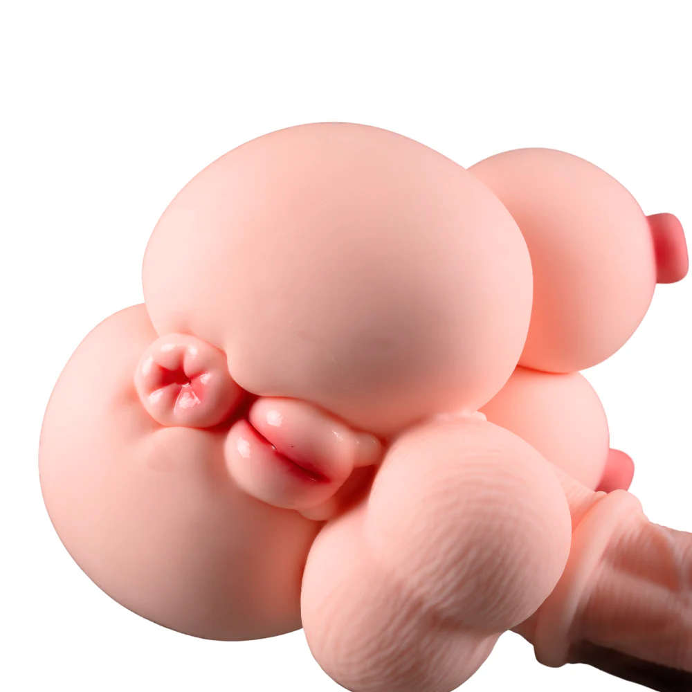 Amber: Big Futa Hentai Torso Sex Doll 41LB Horse Penis