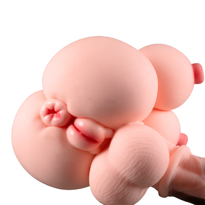 Amber: Big Futa Hentai Torso Sex Doll 41LB Horse Penis