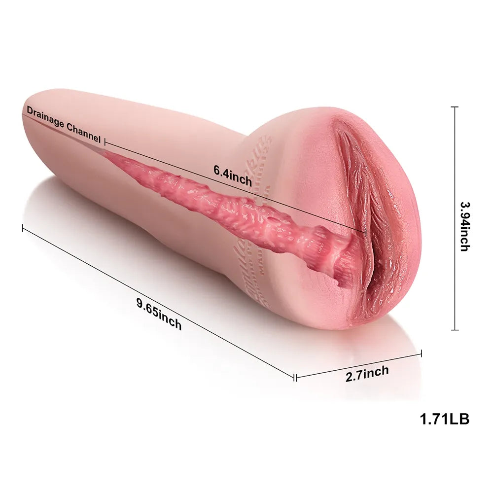 Dawn-1.63LB Full Silicone Pocket Pussy With Virgin Labia