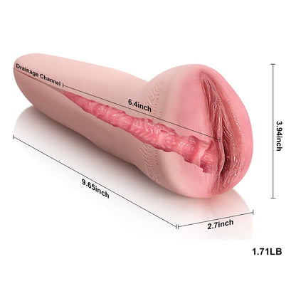 Dawn-1.63LB Full Silicone Pocket Pussy With Virgin Labia
