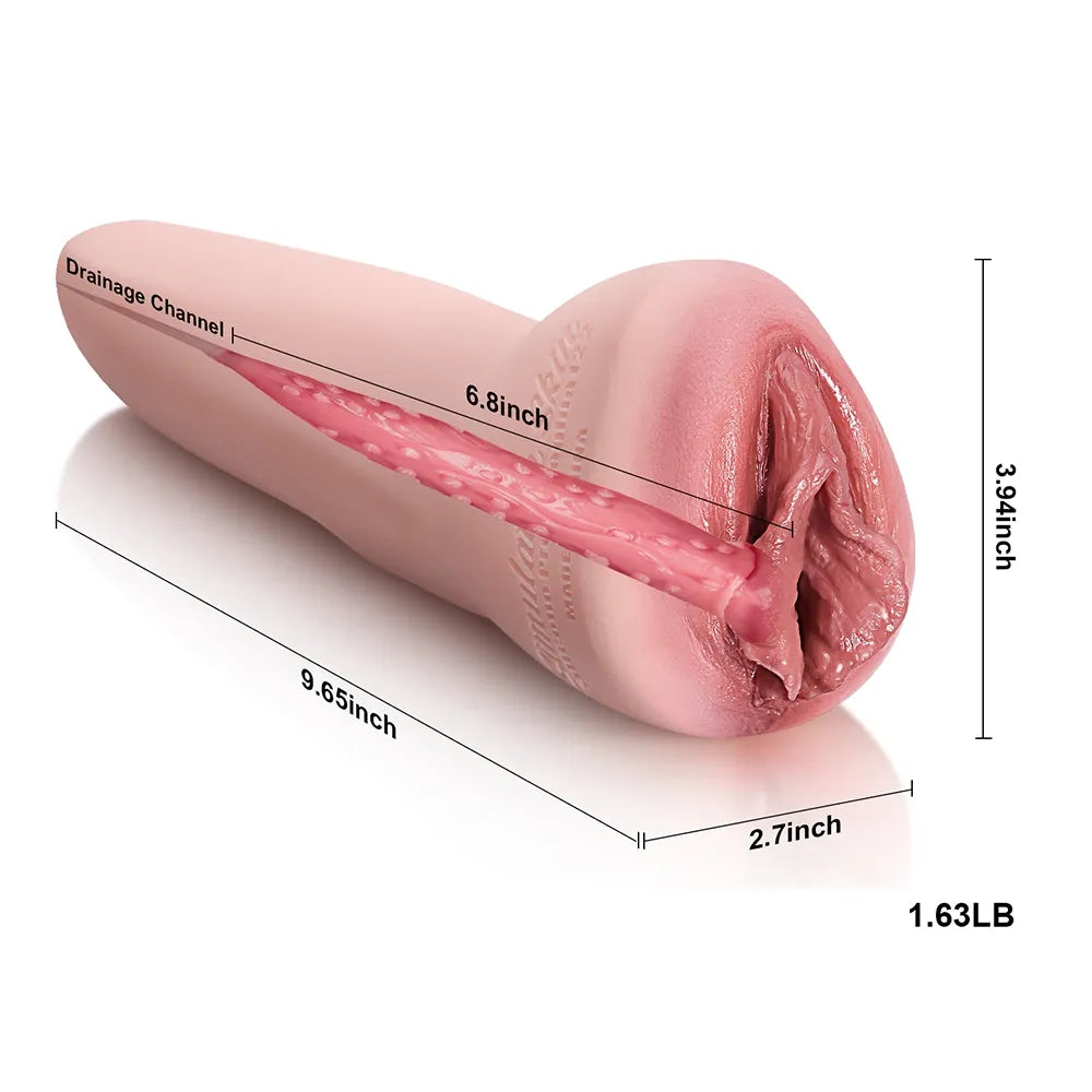 Grace : 1.63LB Silicone Realistic vagina Pocket Pussy