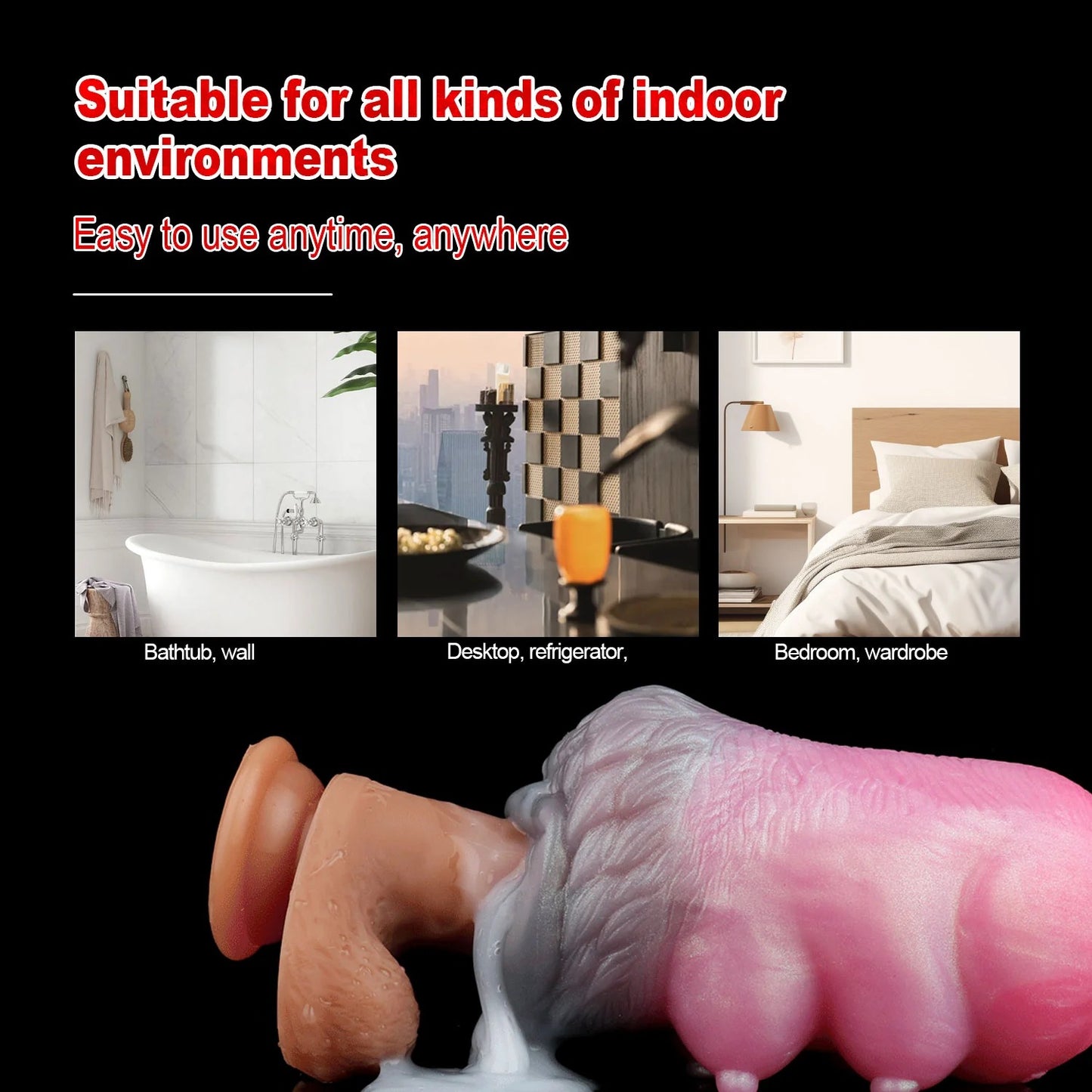 Wolf Beauty Pocket Pussy Male Masturbator - Fantasy Silicone designed for versatile use in various indoor settings