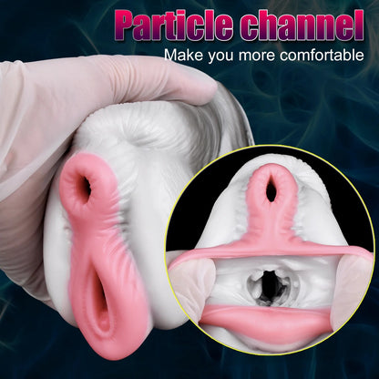 Fantasy Horse Pocket Pussy Male Sex Toy - Pink Vagina Dual Hole with realistic design for enhanced sensation