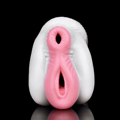 Fantasy Horse Pocket Pussy Male Sex Toy - Pink Vagina Dual Hole with realistic texture and soft design