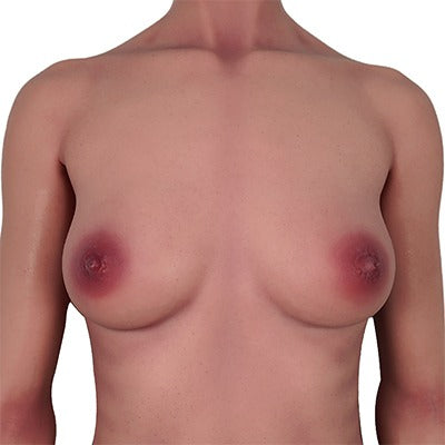 Realvagina Silicone Fake Breasts with Realistic Skin texture Boobs Sex Toy Lifelike Breasts Male Masturbator Stroker