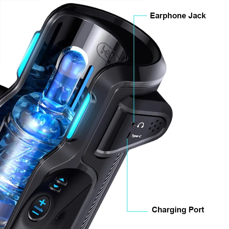 XT5 Handle Auto Stroker 10 Modes 10 Speeds 700 Strokes Per Min