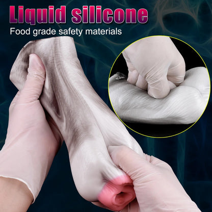 Fantasy Horse Pocket Pussy Male Sex Toy - Pink Vagina Dual Hole made with liquid silicone for safety and comfort