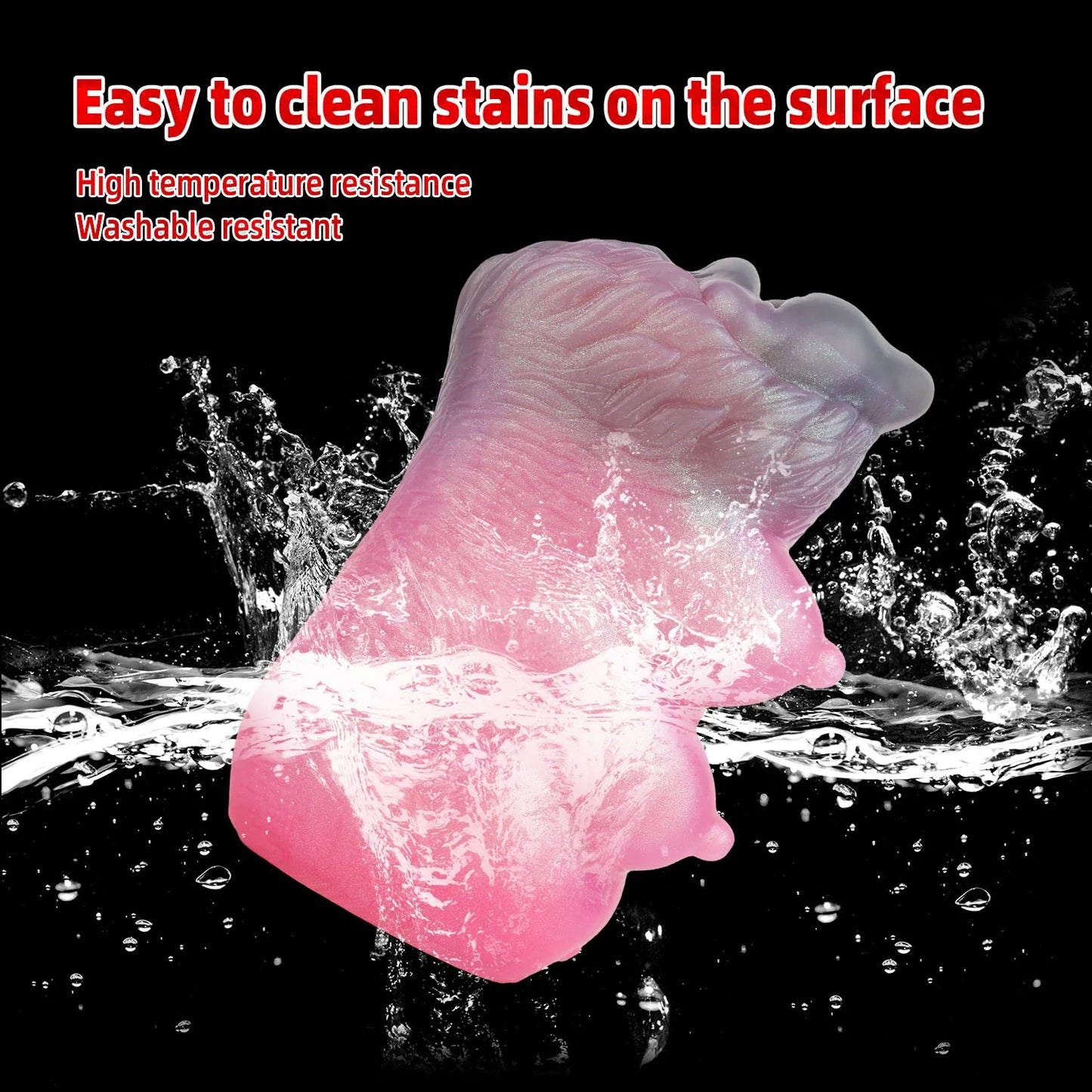 Wolf Beauty Pocket Pussy Male Masturbator - Fantasy Silicone with easy clean surface and water resistance