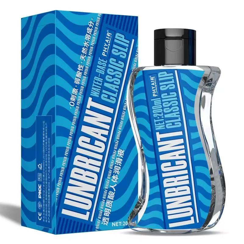 RealVagina 200ml Water Based Lube Lasts Long & Easy to Clean in a sleek bottle with blue design