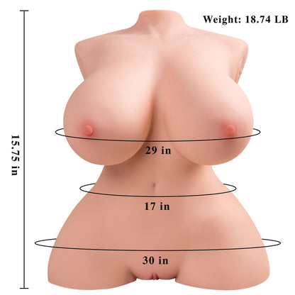 Men Masturbation Thrusting Realistic Vagina Sex Doll Tiny 16.5LB XISE ODM