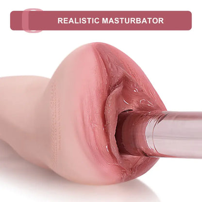 Realistic MILF pocket vagina masturbator with soft texture for enhanced pleasure