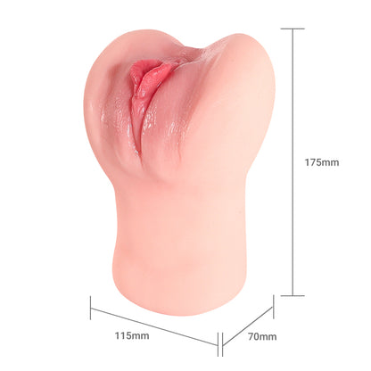 RealVagina 1.57lbs Realistic Vagina A0660 Male Masturbator with lifelike texture and dimensions