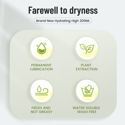 RealVagina 200ml Water Based Lube Lasts Long & Easy to Clean with hydration features and plant-based ingredients