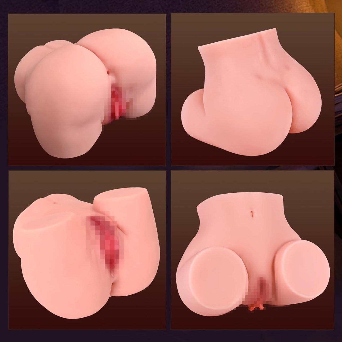 RealVagina Cecilia Realistic Vagina ASS Pussy Sex Doll Torso with detailed soft texture and lifelike features