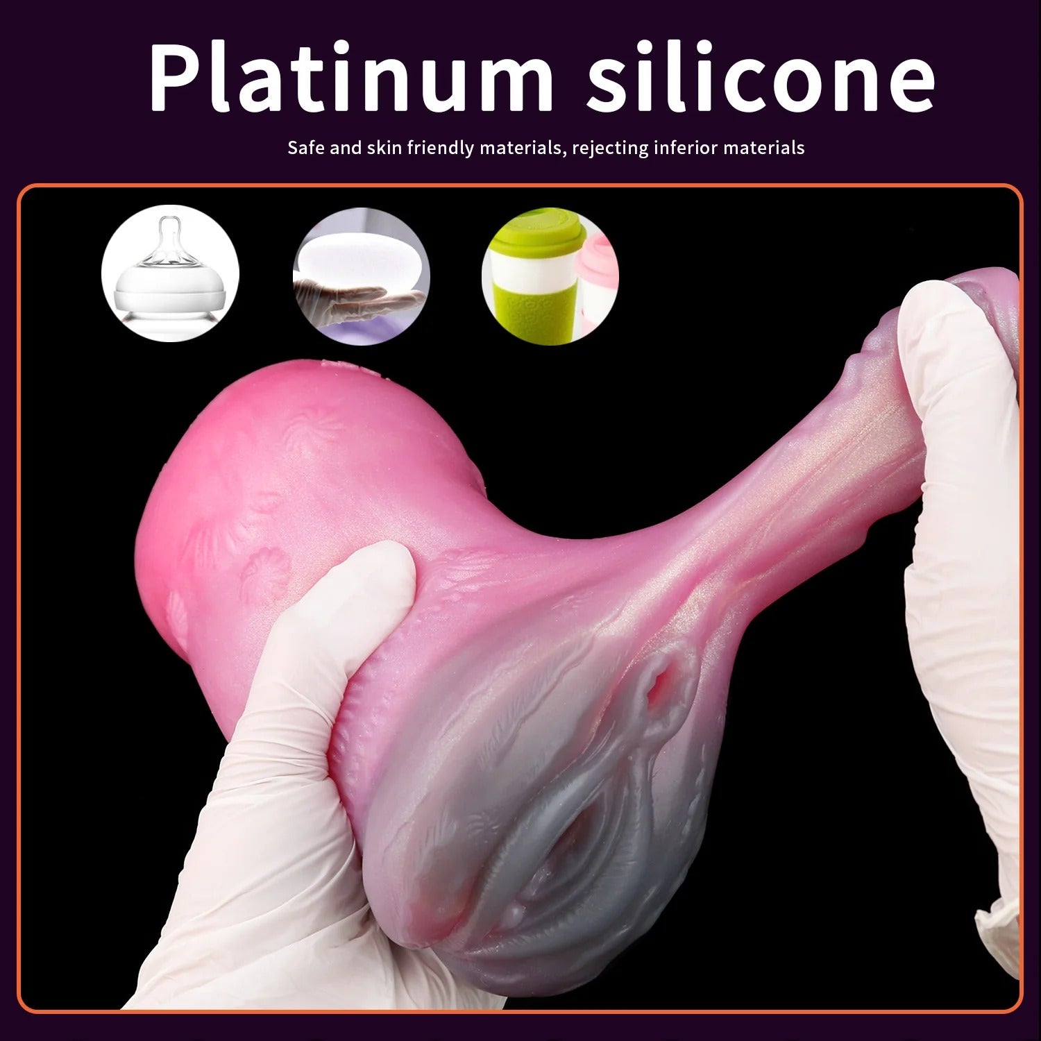 RealVagina Deer Girl Animal Pocket Pussy Male Masturbator made from platinum silicone for safe use