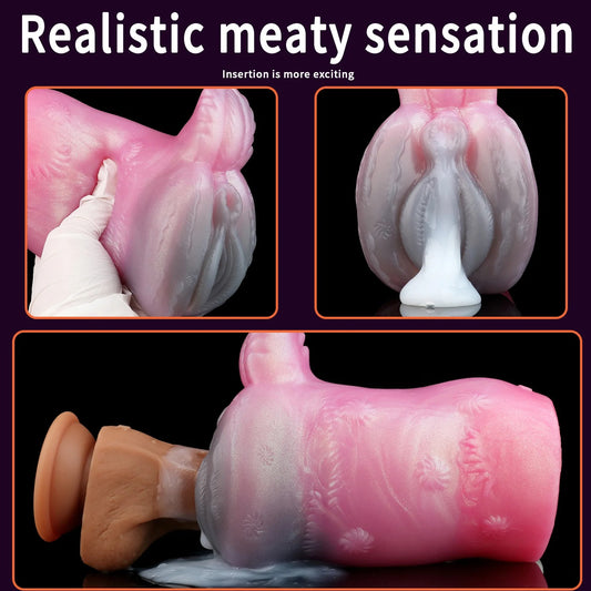 RealVagina Deer Girl Animal Pocket Pussy Male Masturbator designed for a realistic meaty sensation during use