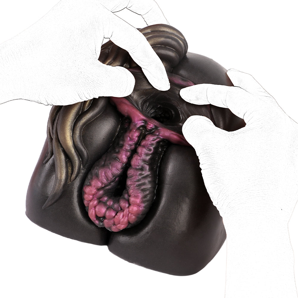 RealVagina Horse Pussy Torso Buttocks Male Masturbator with realistic texture and design for enhanced pleasure