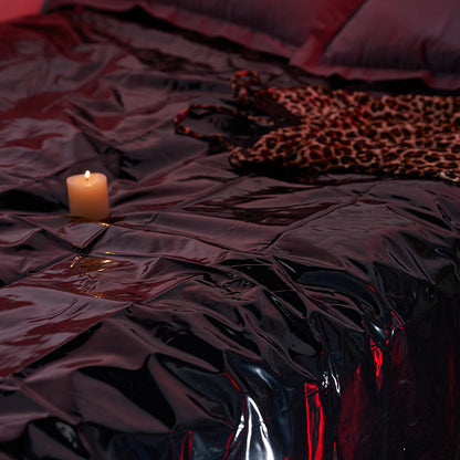 Tantaly PVC waterproof sheet, protects bed from stains, easy cleanup, sex game accessory 86.61in × 78.74in