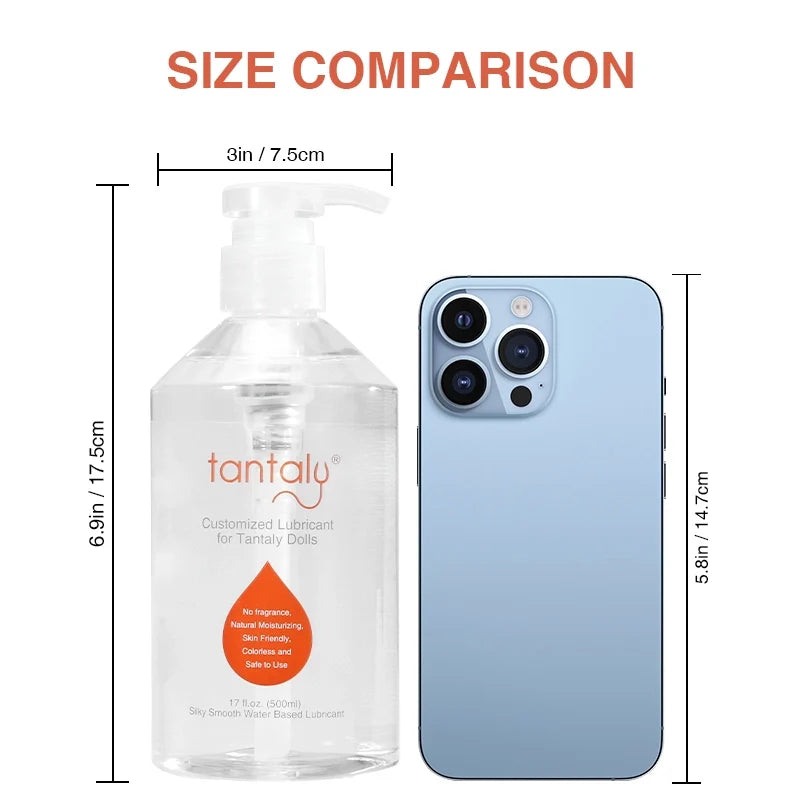  Tantaly water-based lubricant, FDA 510K cleared, reduces friction, enhances comfort, suitable for sex dolls and toys. 