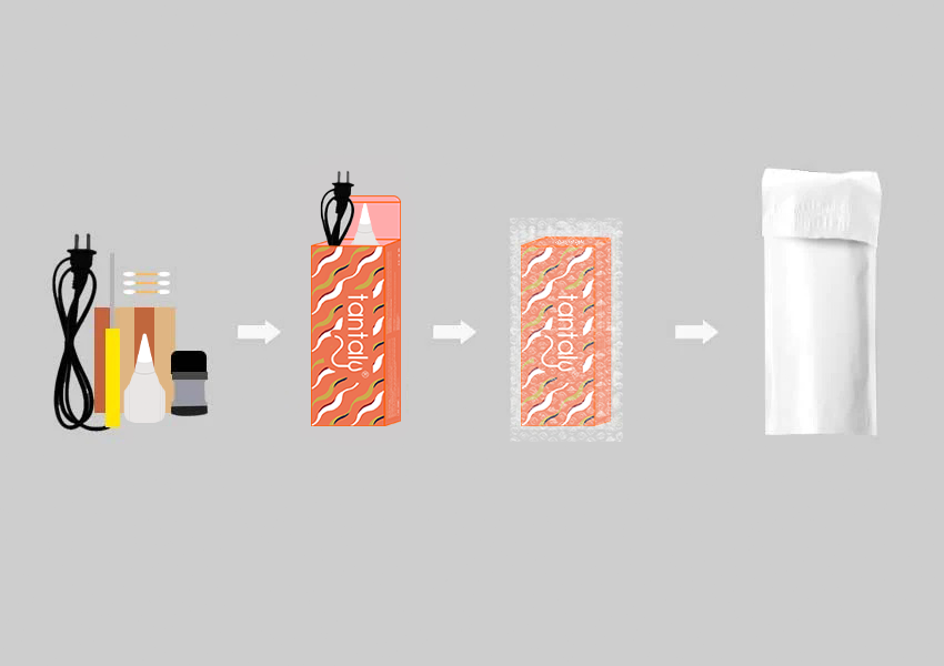 Tantaly Doll Repair Kit with electric iron, TPE glue, discoloration cream, materials, and adapter for easy maintenance and repairs.