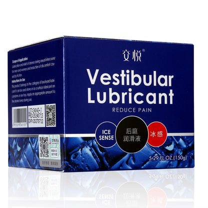 RealVagina Vestibuclar Lubricant with Ice Sense for comfort, featuring heat sense anal lube for enhanced pleasure