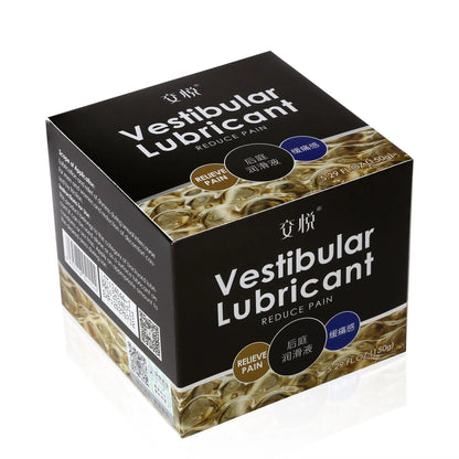 RealVagina heat sense anal lube in a 500ml box designed to reduce discomfort during use