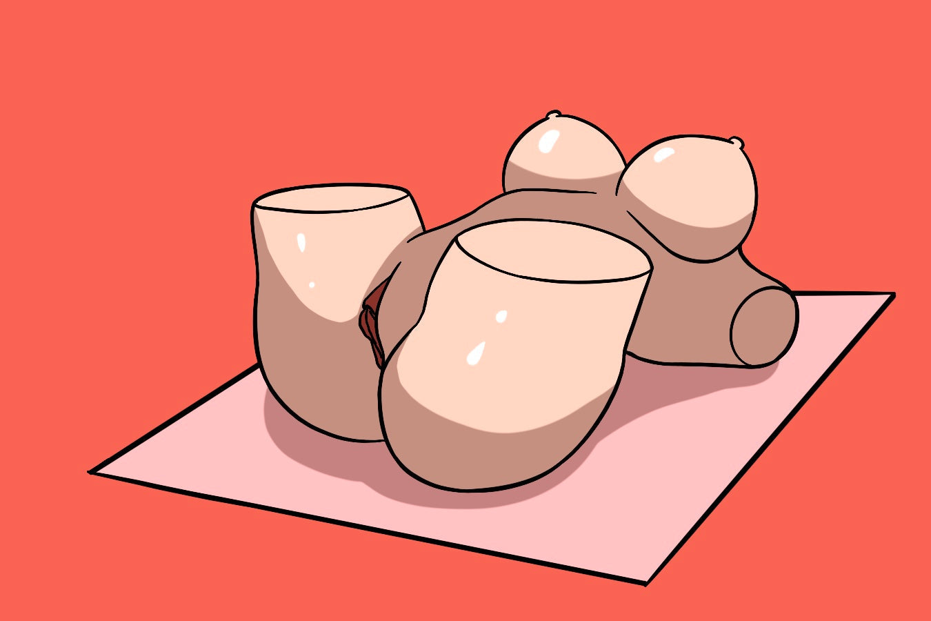 ① Place the doll on a PVC Sheet to avoid soiling your sheets.